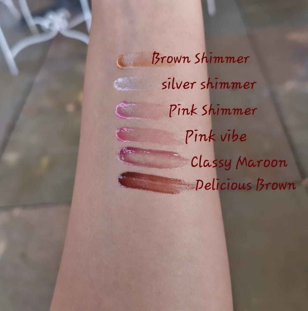 Pink Shimmer Lip Gloss