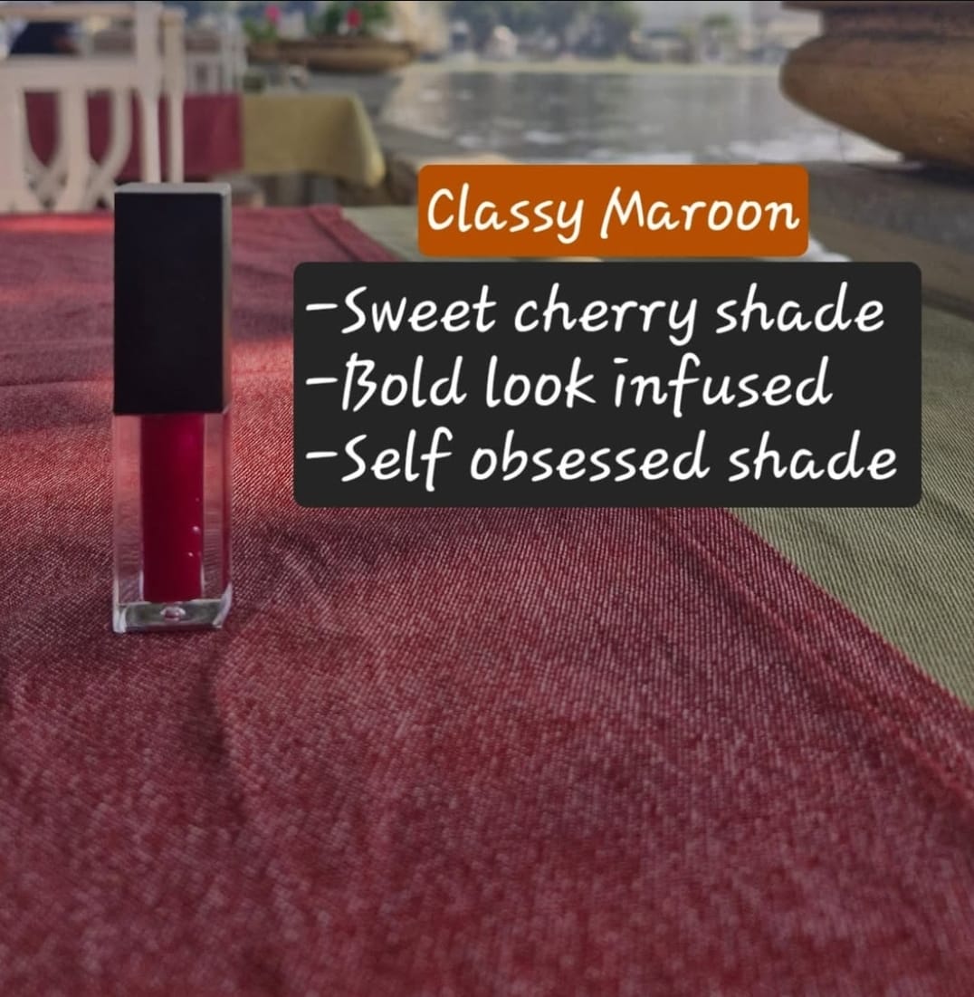 Classy Maroon Lip Gloss
